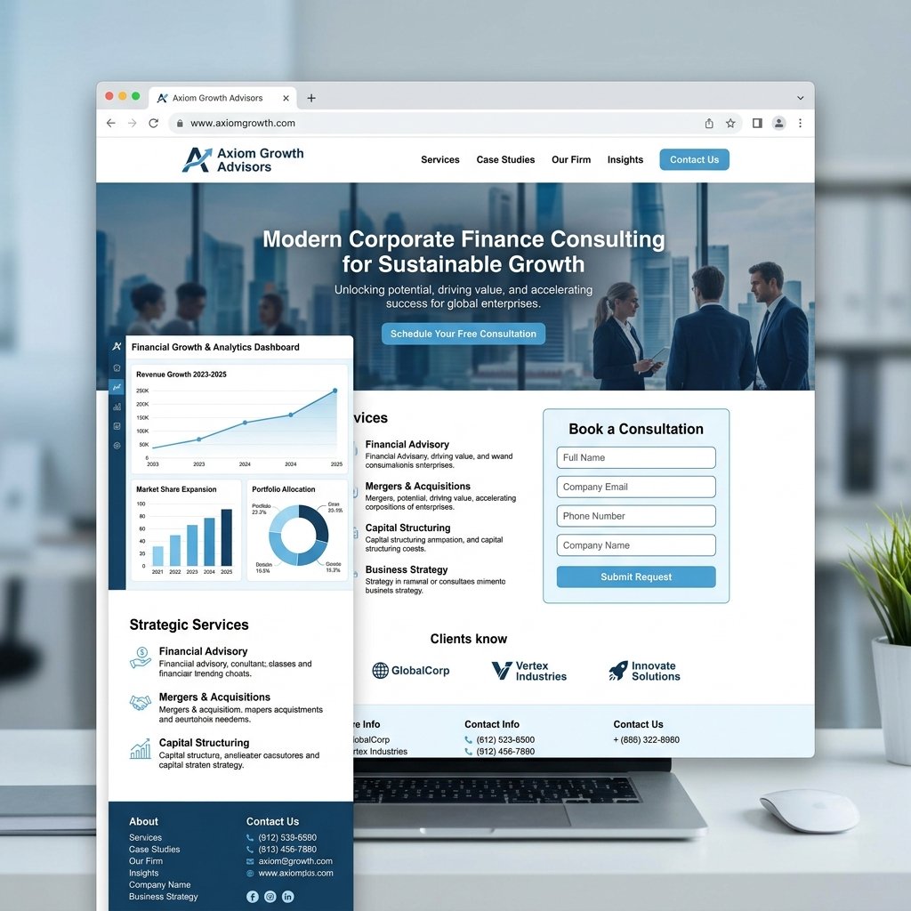 Corporate Consulting Site Preview